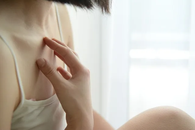 Illustration showing different skin types